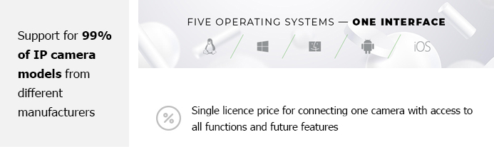 Five operating systems — one interface.